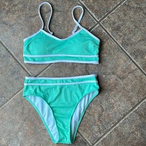 Bikini size medium mint green color